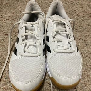Adidas women’s Ligra sz 7. Court shoes, volleyball ball shoes, track and field.